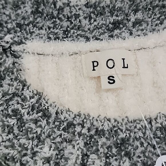 POL Chenille Colorblock Oversized Crewneck Sweater Size Small - Picture 8 of 8